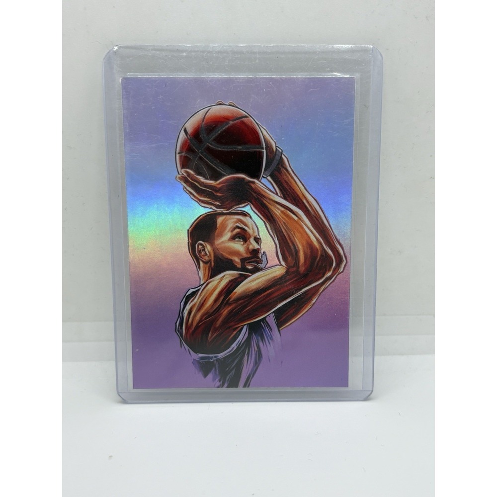 2025 Canvas Marketing Card Show Exclusive Steph Curry Sticker Holo Sample Promo